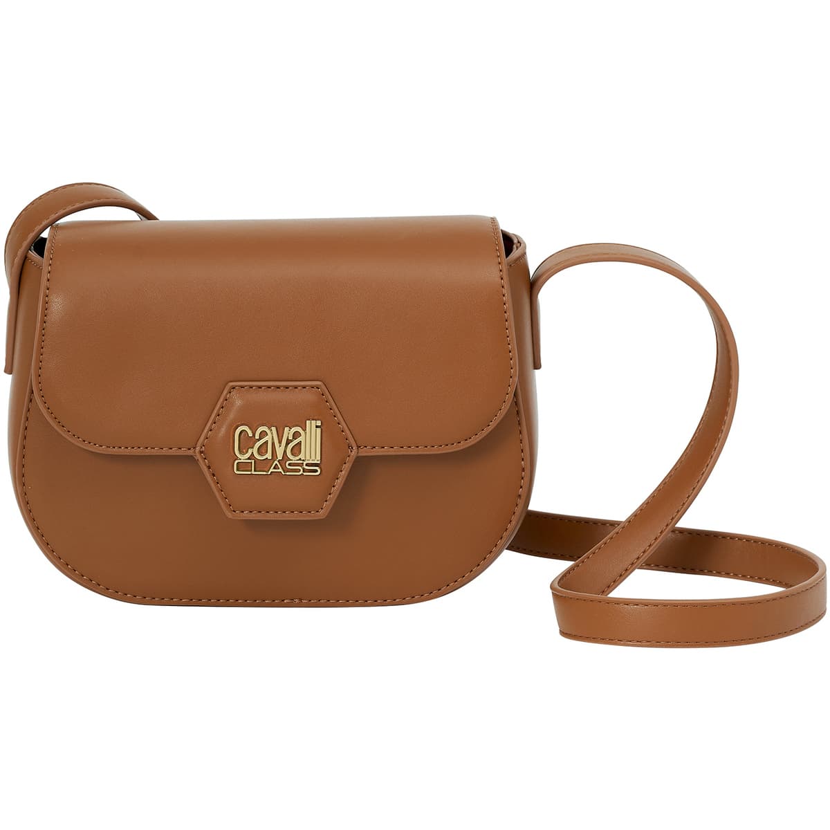 Kabelka přes rameno Roberto Cavalli CCHB0201, hnědá