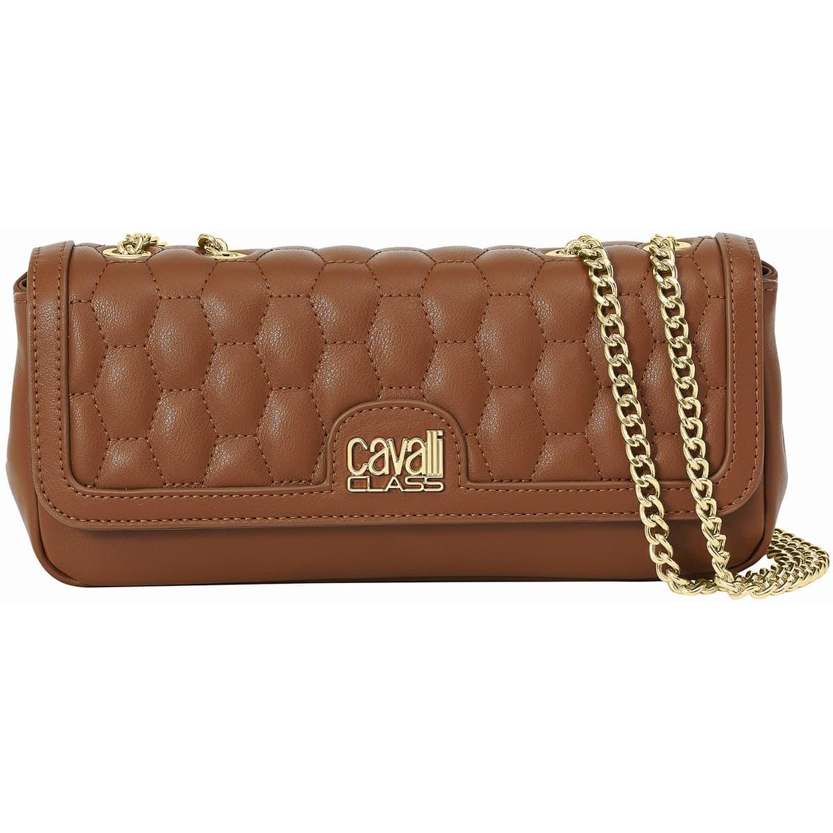 Kabelka přes rameno Roberto Cavalli CCHB0248, hnědá