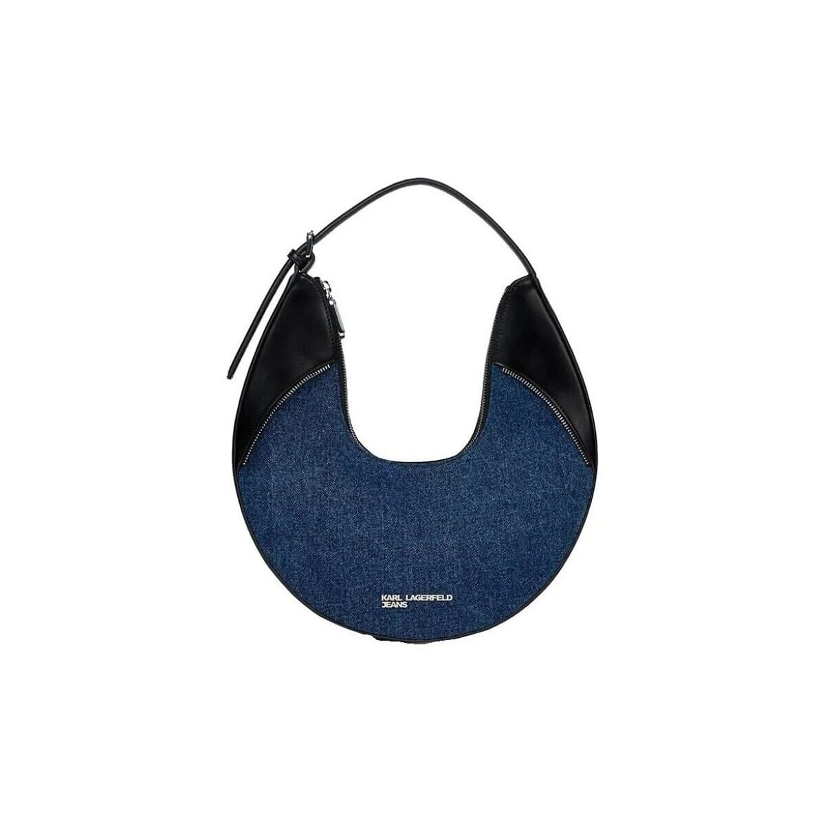 Kabelka přes rameno Karl Lagerfeld B3w30197 Klj Rebel Hobo Bag Denim