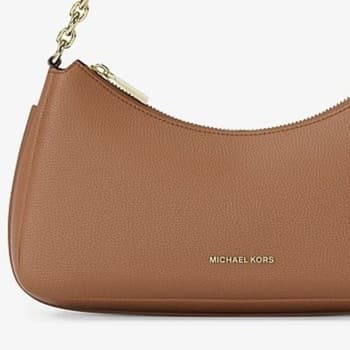 Psaníčko MICHAEL Michael Kors 32r6gy5w8l Md Chain Pouchette, hnědá 3