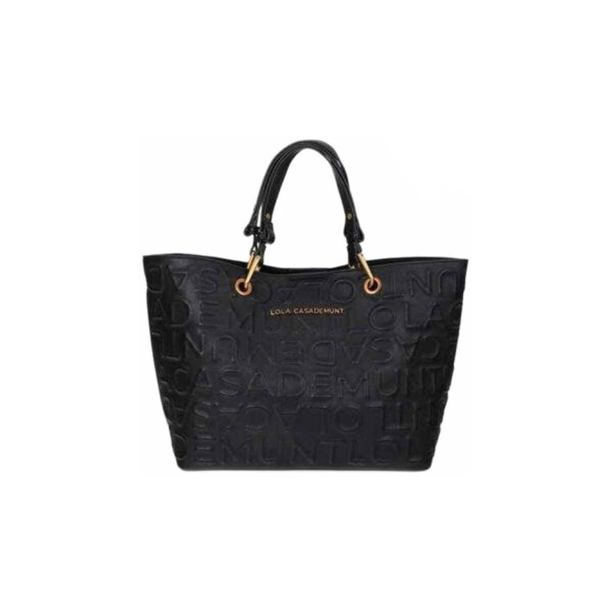 Kabelka Lola Casademunt Leather Effect Shopper With Embossed Mon