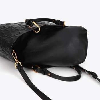 Kabelka Lola Casademunt Leather Effect Shopper With Embossed Mon 4