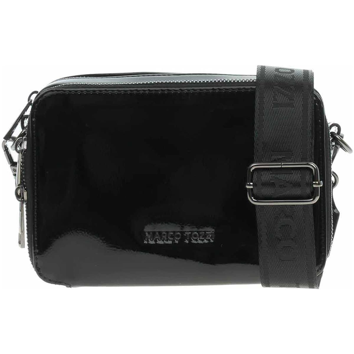 Marco Tozzi dámská crossbody kabelka 2-61003-44 black patent