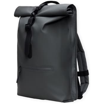 Pánský batoh Rains Rolltop Rucksack W3 - Dark Grey 2