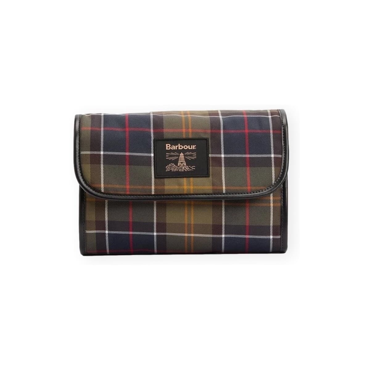 Pánská toaletní taška Barbour Tartan Hanging Washbag - Classic/Beacon