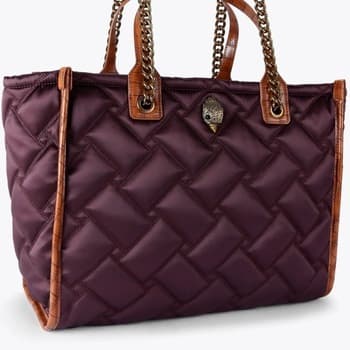 Kabelka Kurt Geiger London Hoxton Shopper, vínová 3