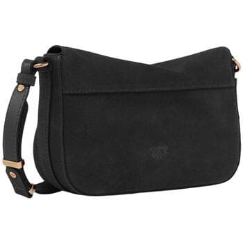 Kabelka přes rameno Pinko Love Satchel Mini Suede 107656 A0F6, černá 2