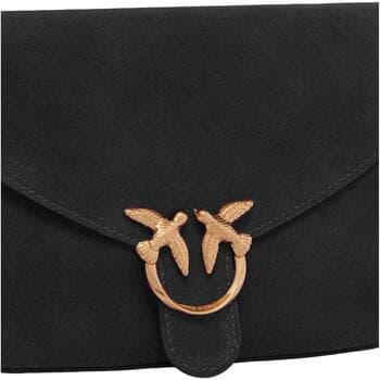 Kabelka přes rameno Pinko Love Satchel Mini Suede 107656 A0F6, černá 3