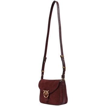 Kabelka přes rameno Pinko Love Satchel Mini Suede 107656 A0F6, hnědá 2