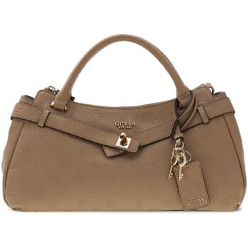 Kabelka Guess Ella Logo Girlfriend Satchel, hnědá 3