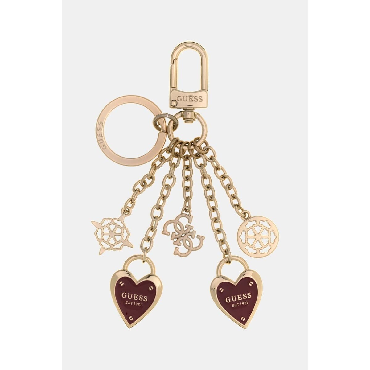 Peněženka Guess Keyring, zlatá