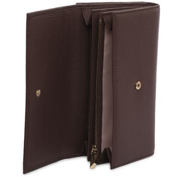 Peněženka Coccinelle R49 Metallic Soft, červená 4