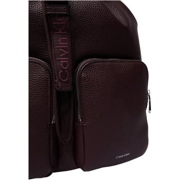 Batoh Calvin Klein Jeans Webbing Strap Flap B?Ackpack LV04F3645G, hnědá 2