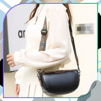 J&W Dámská crossbody kabelka Buklore černá 2