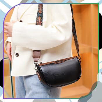 J&W Dámská crossbody kabelka Buklore černá 3