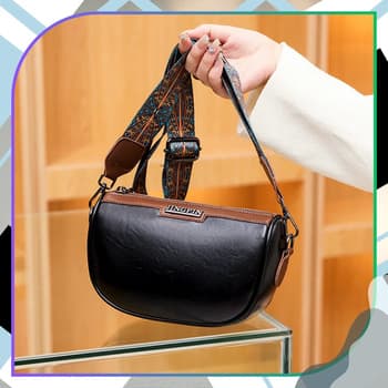 J&W Dámská crossbody kabelka Buklore černá 4