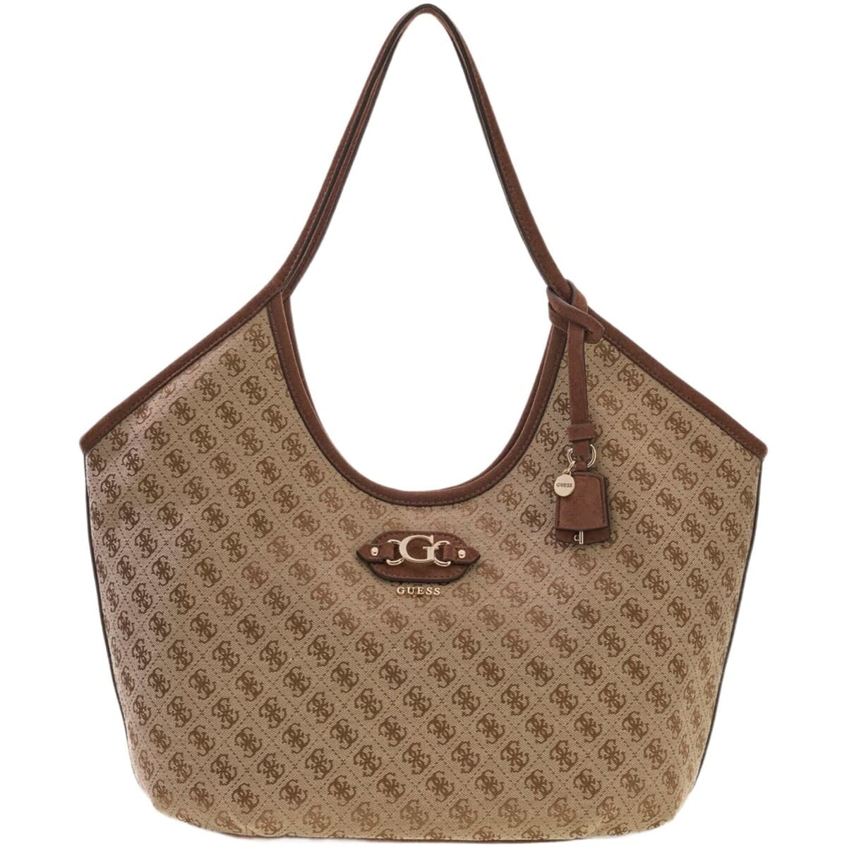 Kabelka Guess Samantha Girlfriend Tote, hnědá
