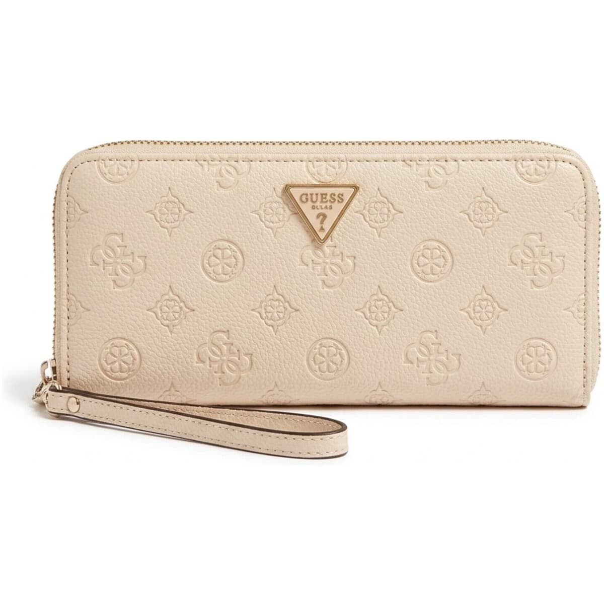 Peněženka Guess Blake Slg Large Zip Around, béžová