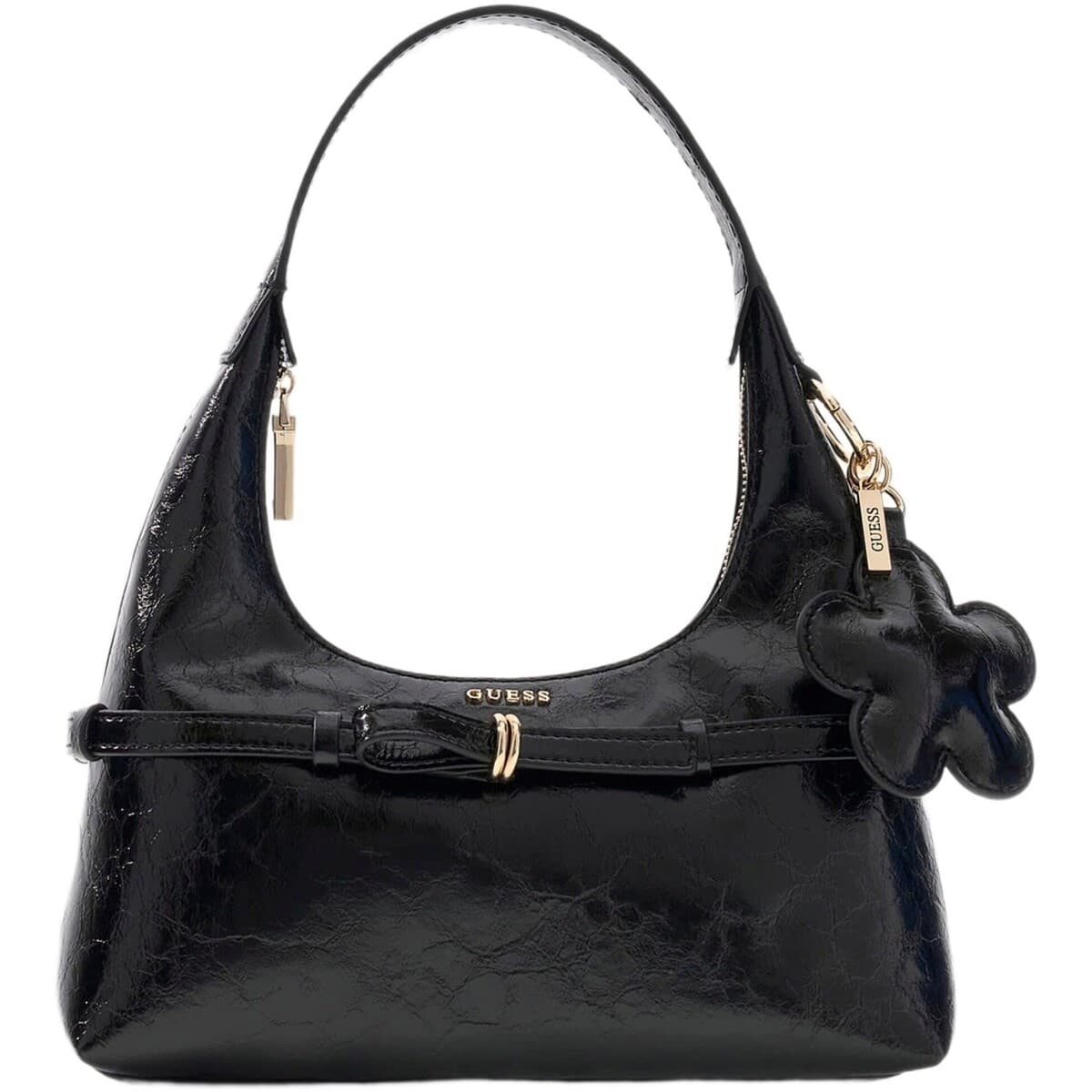 Kabelka Guess Taylor Mini Hobo, černá