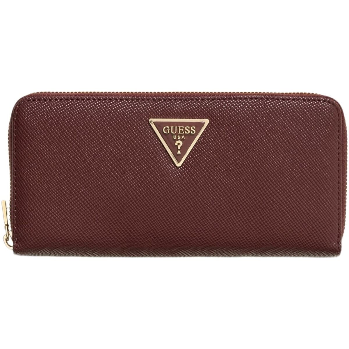 Peněženka Guess Laurel Ii Slg Large Zip Around, vínová