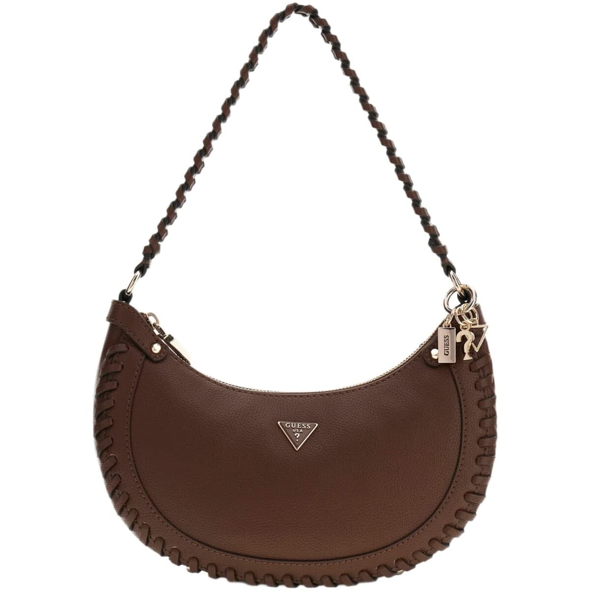 Kabelka Guess Petra Hobo Shoulder Bag, hnědá