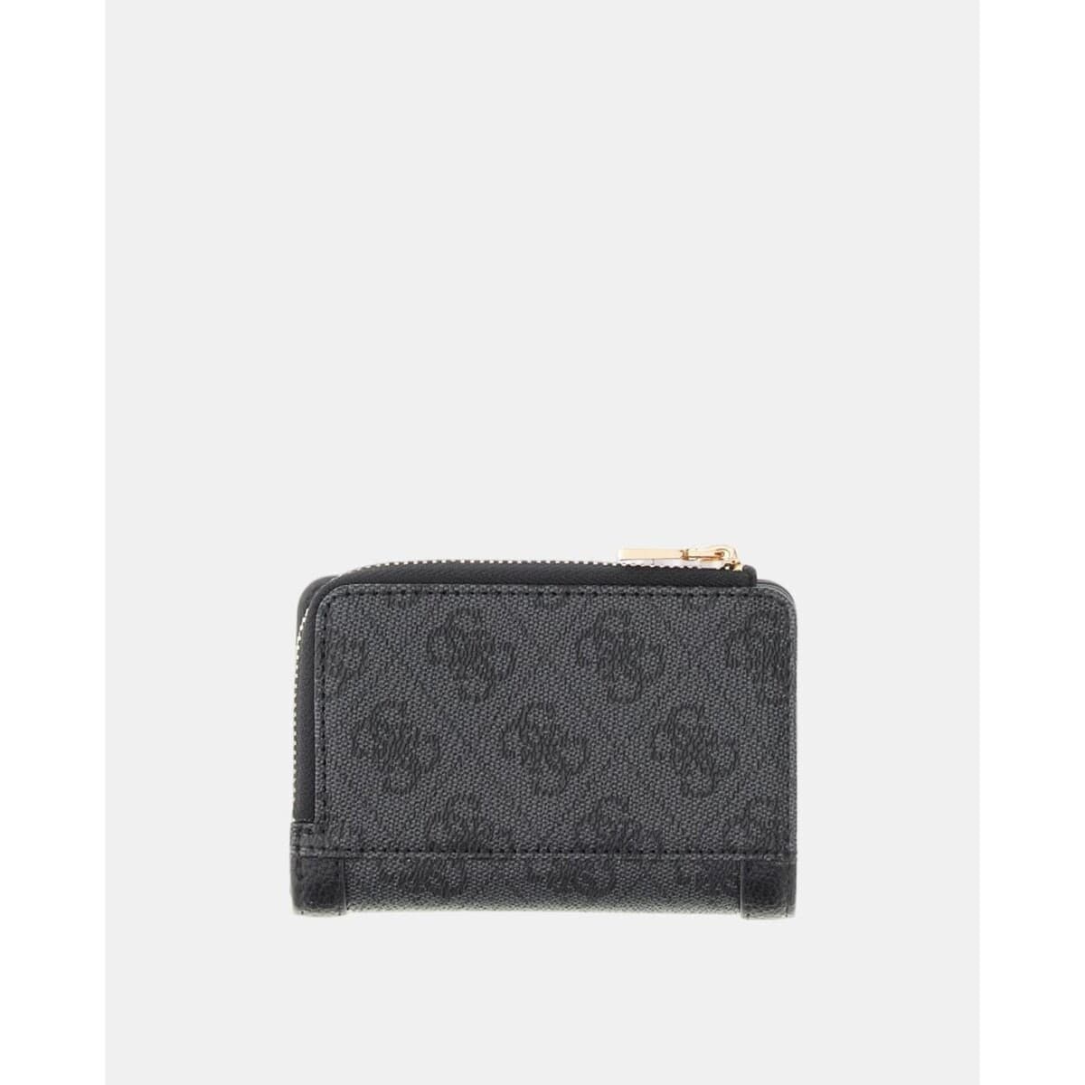 Peněženka Guess Lindsey Slg Zip Arnd Card Case, černá