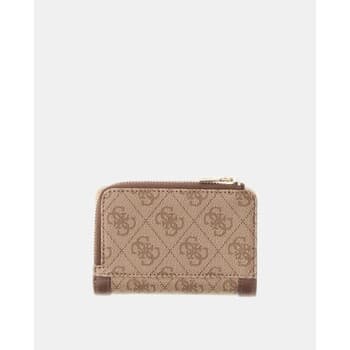 Peněženka Guess Lindsey Slg Zip Arnd Card Case, hnědá 3