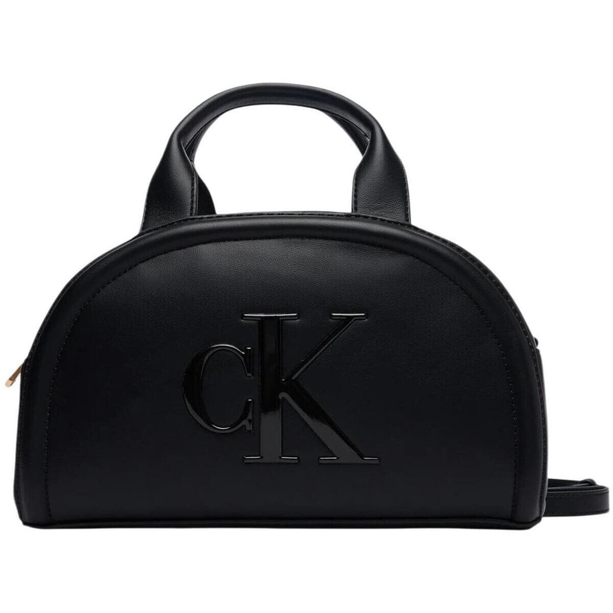 Kabelka přes rameno Calvin Klein Jeans Bold CK Dome Crossbody LV04F3895G, černá