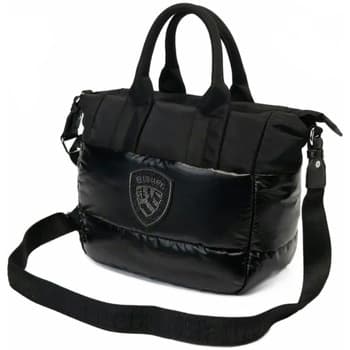 Kabelka Blauer Polyester Nylon Tote Bag Padded, černá 4