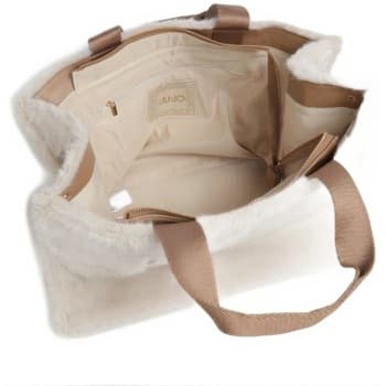 Kabelka Liu Jo 2f6037 E0218 Tote Fake Fur, bílá 3
