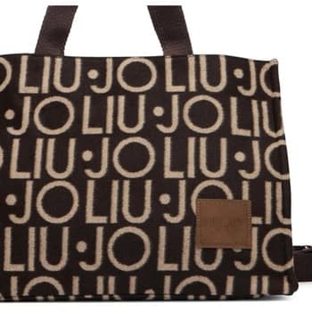 Kabelka Liu Jo 2f6037 T2742 Tote Logo Allover, hnědá 3
