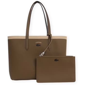 Kabelka Lacoste Anna Reversible Shopping Bag - Buffle Mascara 4