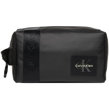 Pánská toaletní taška Calvin Klein Jeans Lv04d1293g Rubberized Dopp Kit, černá 4