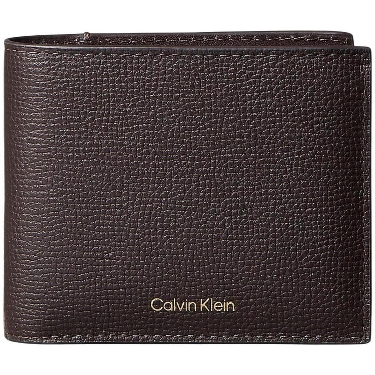 Pánská peněženka Calvin Klein Jeans Premium Leather Billfold, hnědá