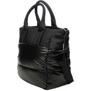 Kabelka Blauer Polyester Nylon Tote Bag Padded, černá 2