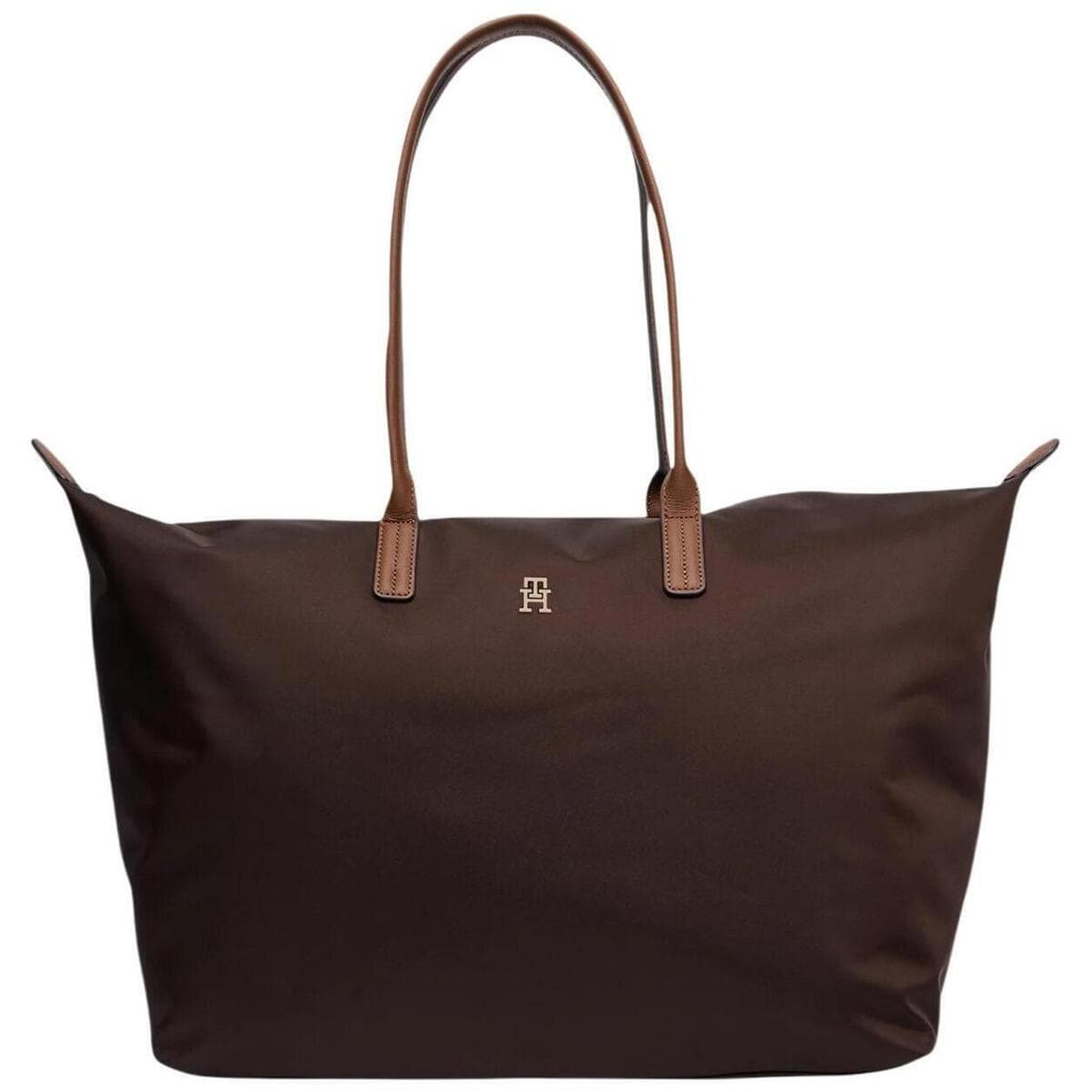 Kabelka Tommy Hilfiger Popette Maxi Tote, hnědá
