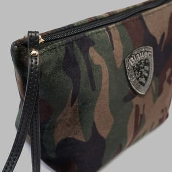 Psaníčko Blauer Velvet Polyester Clutch 2