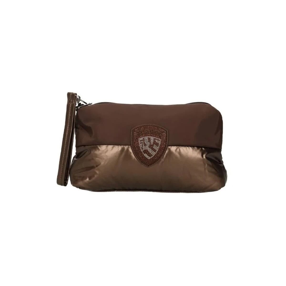 Peněženka Blauer Polyester Nylon Clutch Padded, hnědá