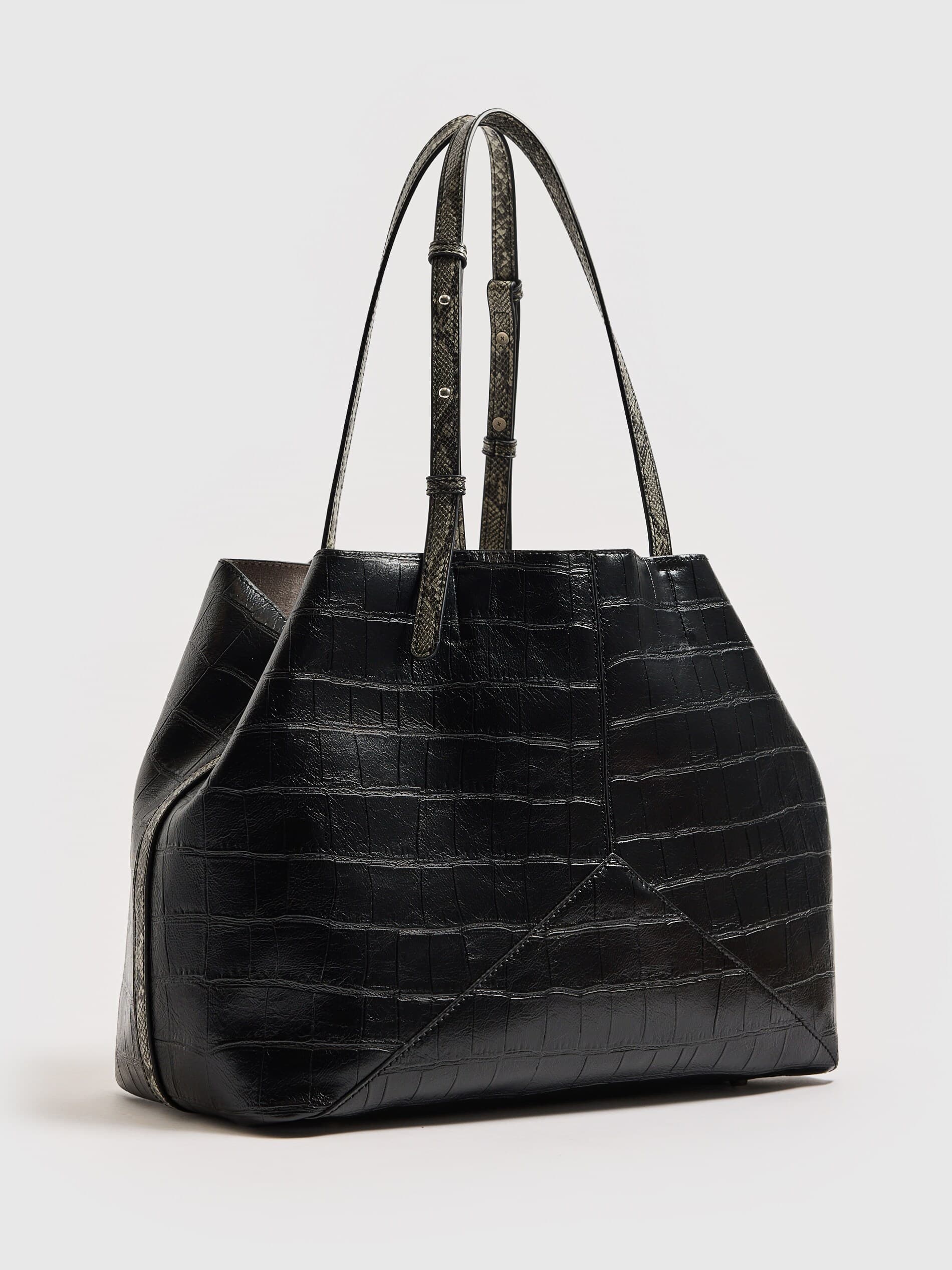 Taška shopper, černá 2