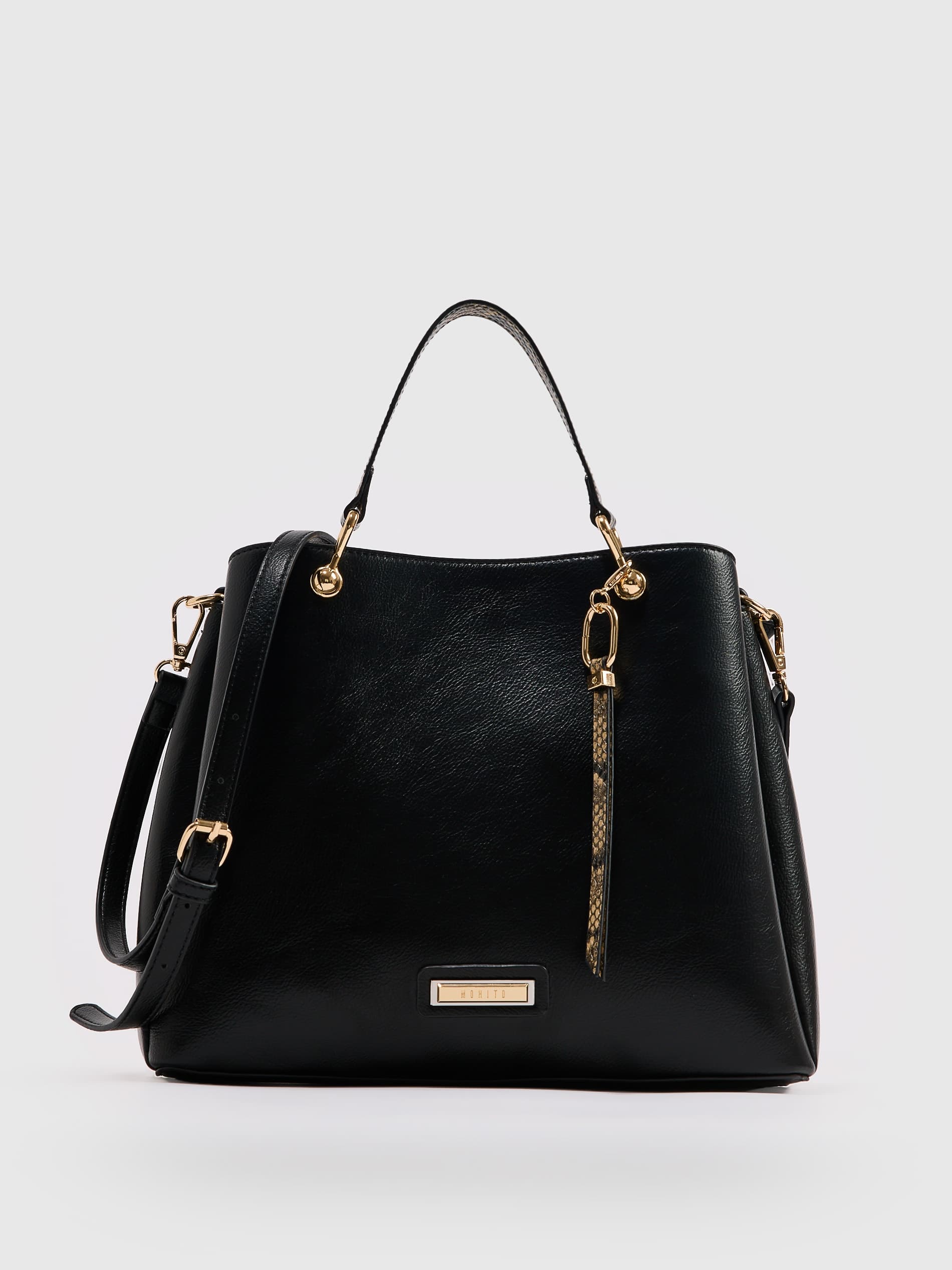 Taška shopper, černá 2