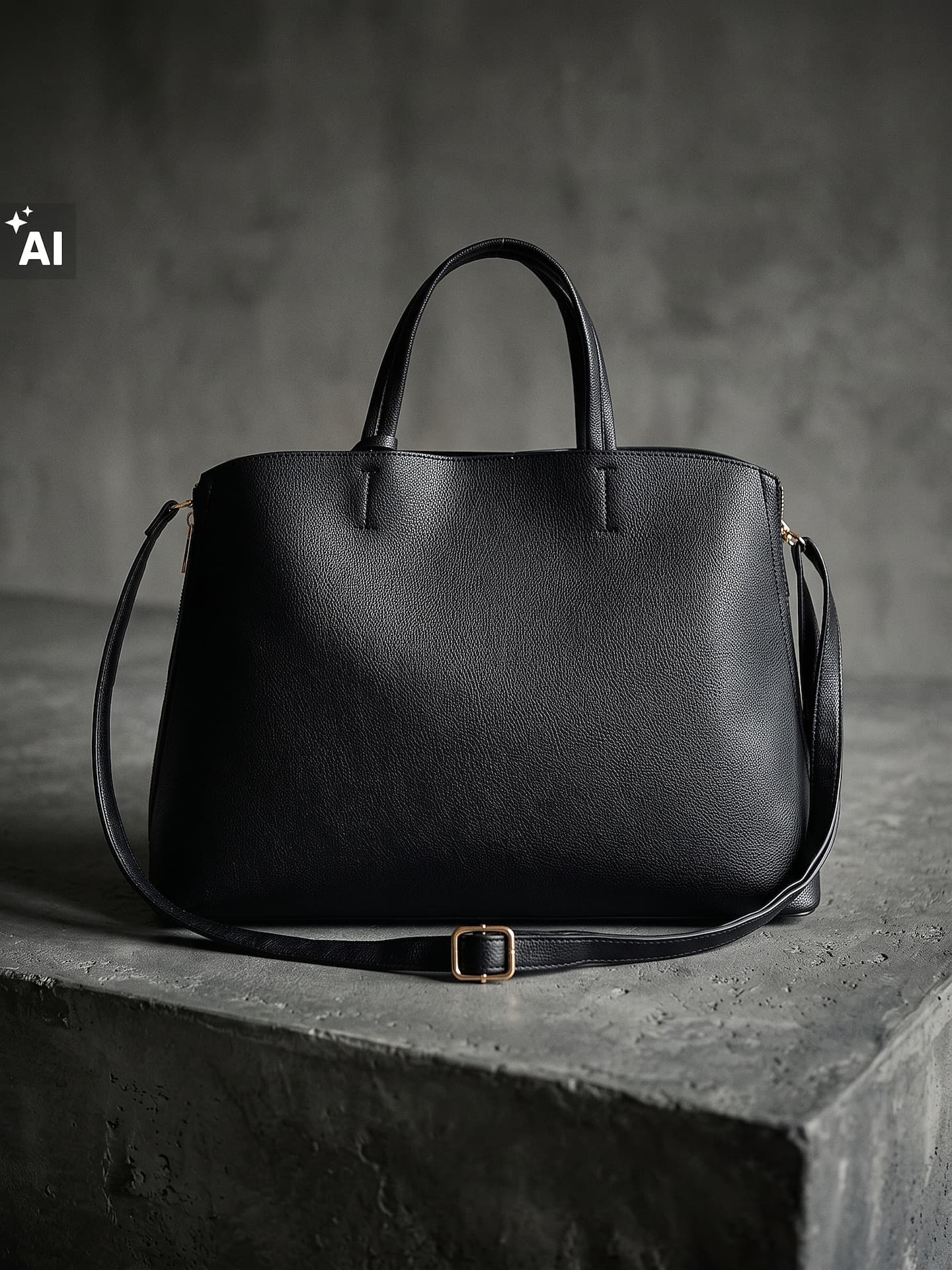 Shopper taška z imitace kůže s přívěskem peněženkou 2