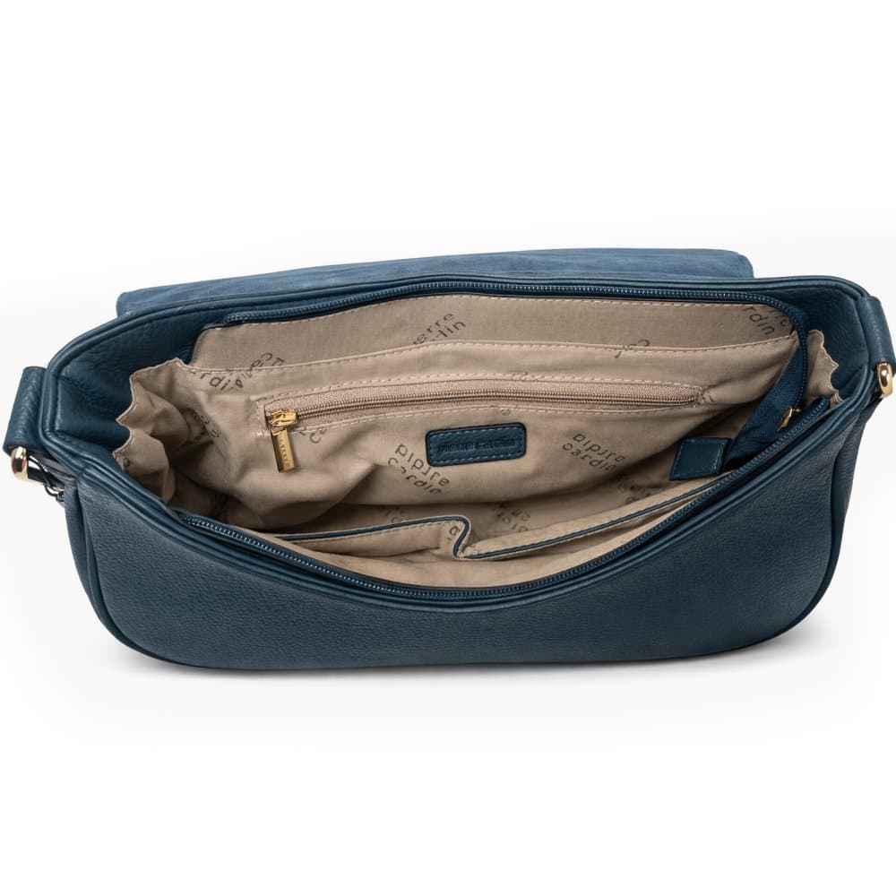 Pierre Cardin Elegantní dámská kabelka 32651 Modrá Modrá 32651-BLUE 3