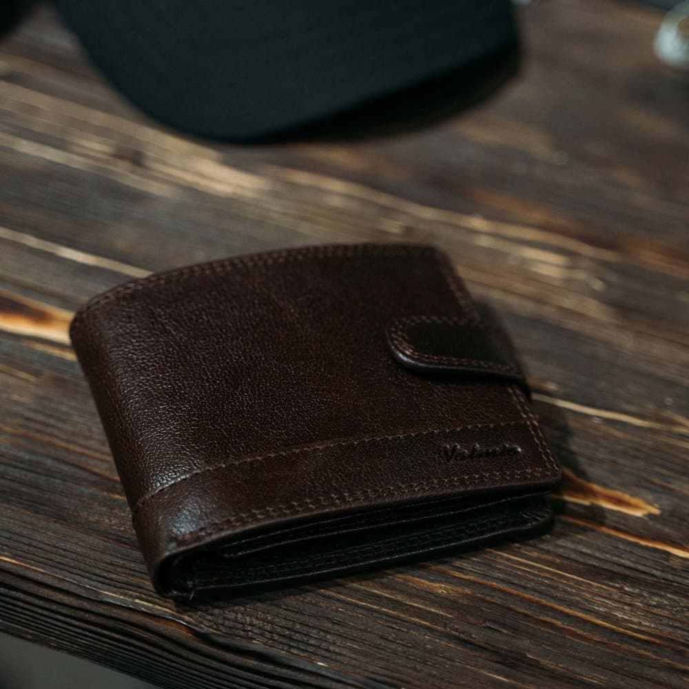 VALMIO Pánská peněženka Classic Brown Hnědá 3