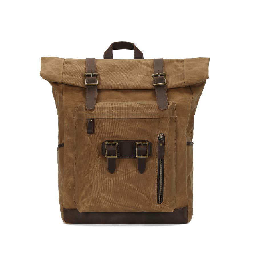 VALMIO Vintage batoh 6501 Hnědá Objem 22 L