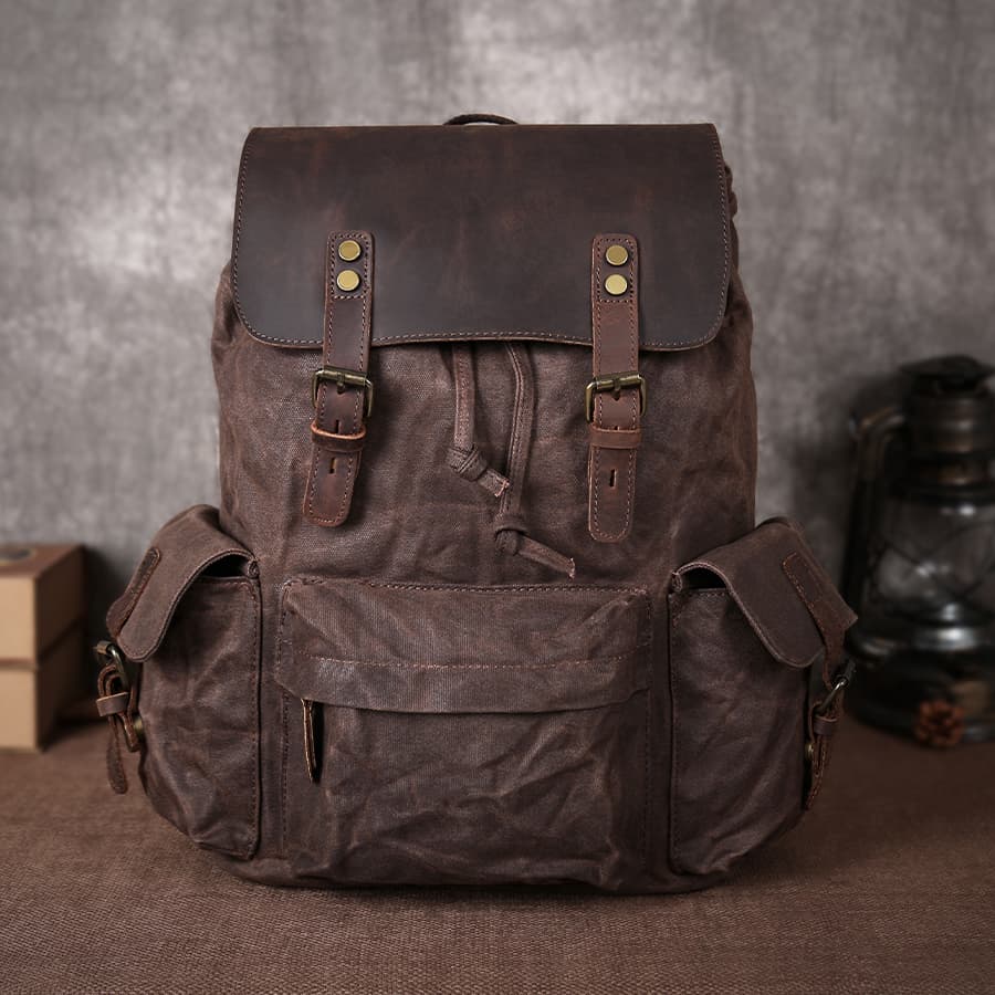VALMIO Městský batoh Ranger - coffee Hnědá Objem 20 L 6