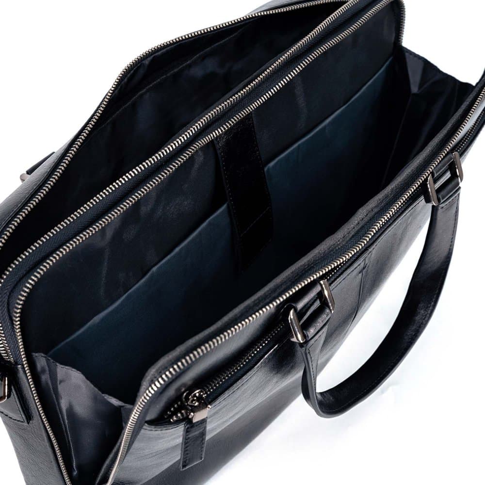 VALMIO Taška z pravé kůže Gentry Black 6