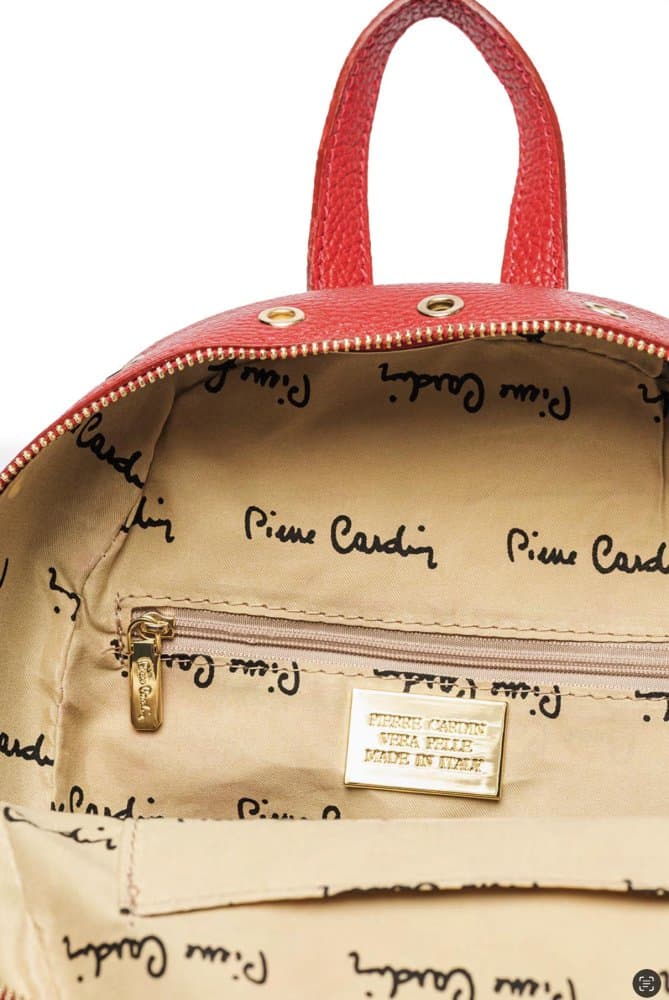 Pierre Cardin Kožený Batoh Objem 5 L 4