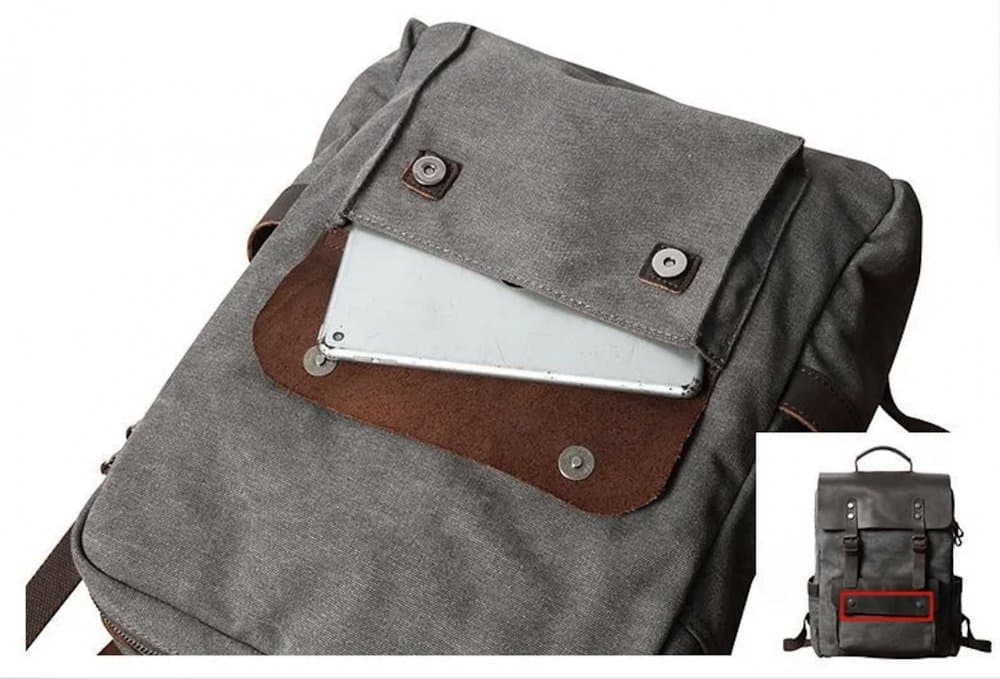 VALMIO Městský Batoh Army 207 Zelená Objem 14 L 6