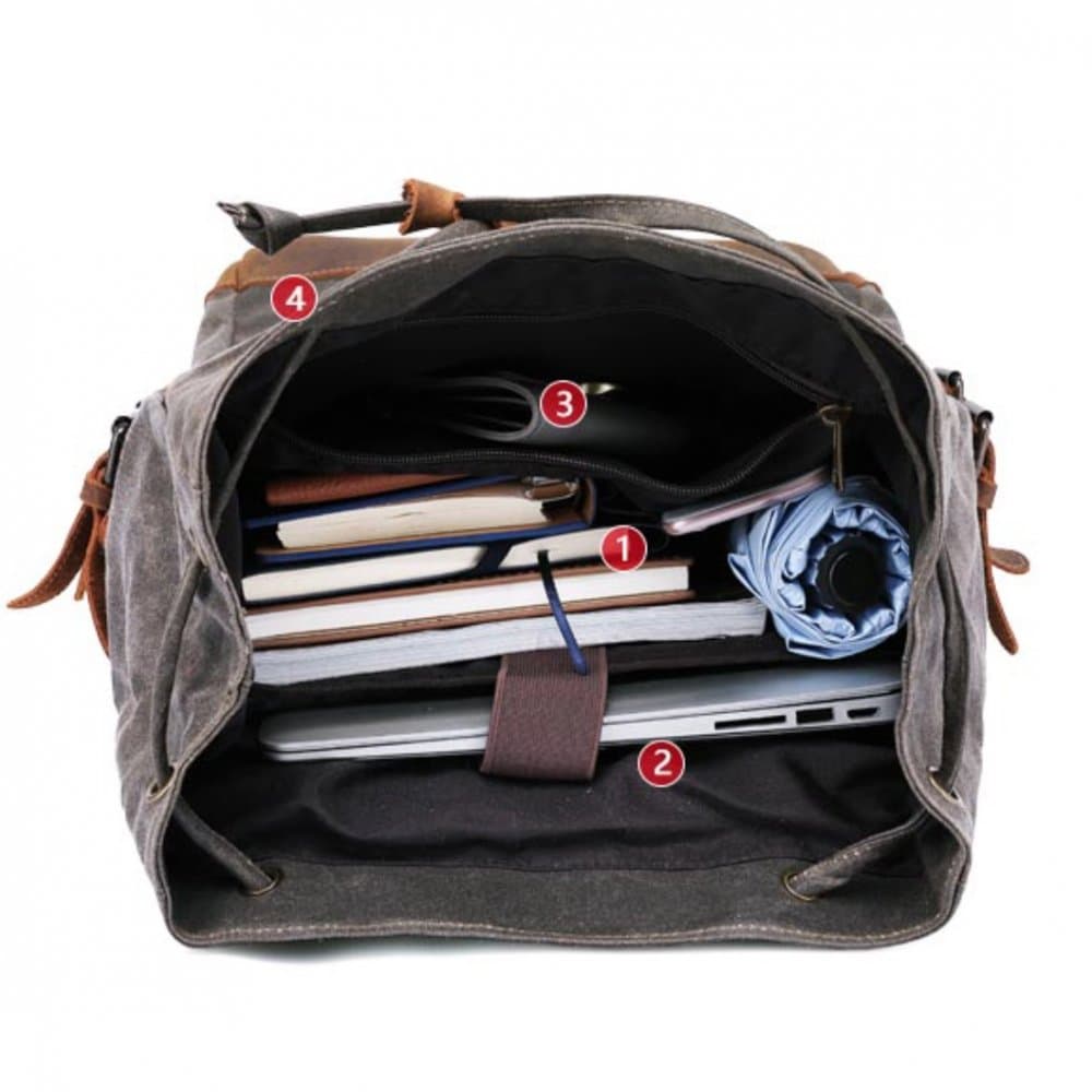 VALMIO Batoh outdoorový Skaut 2.0 - dark grey Šedá Objem 23 L 4