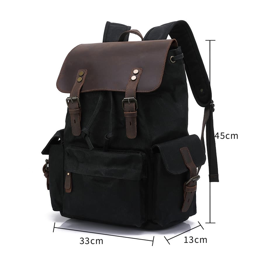VALMIO Městský batoh Ranger - černý Černá Objem 20 L 6
